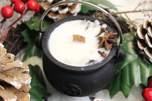 Yuletide Blessings | Exclusive Cauldron Candle ❄️