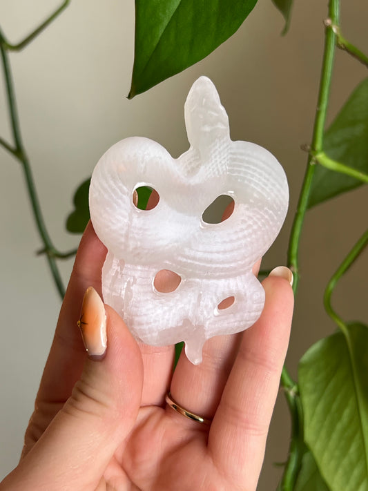 Selenite Satin Spar Snake