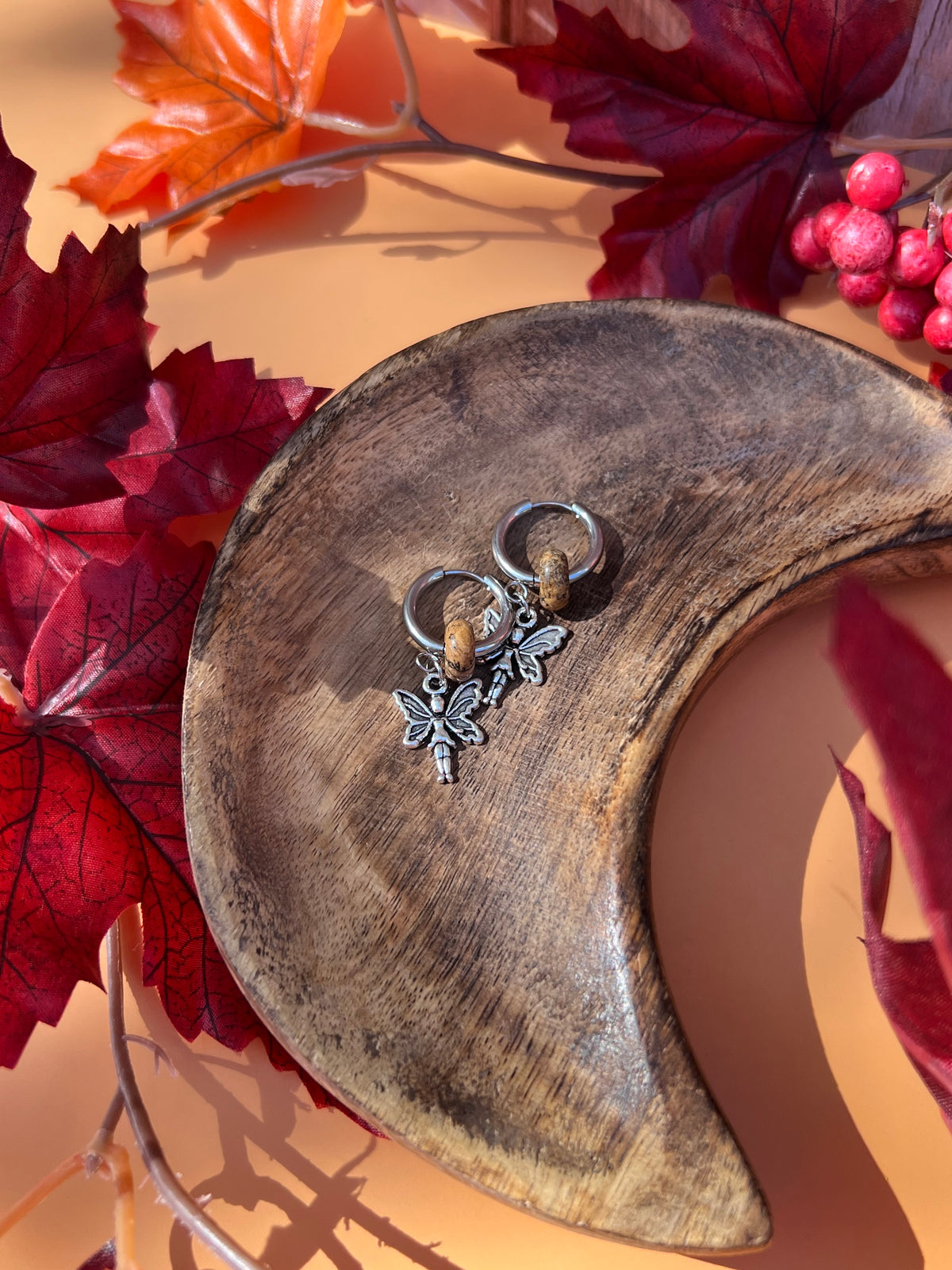 Earth Faerie Hoop Earrings