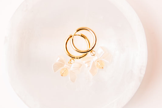 Citrine Bow Earrings