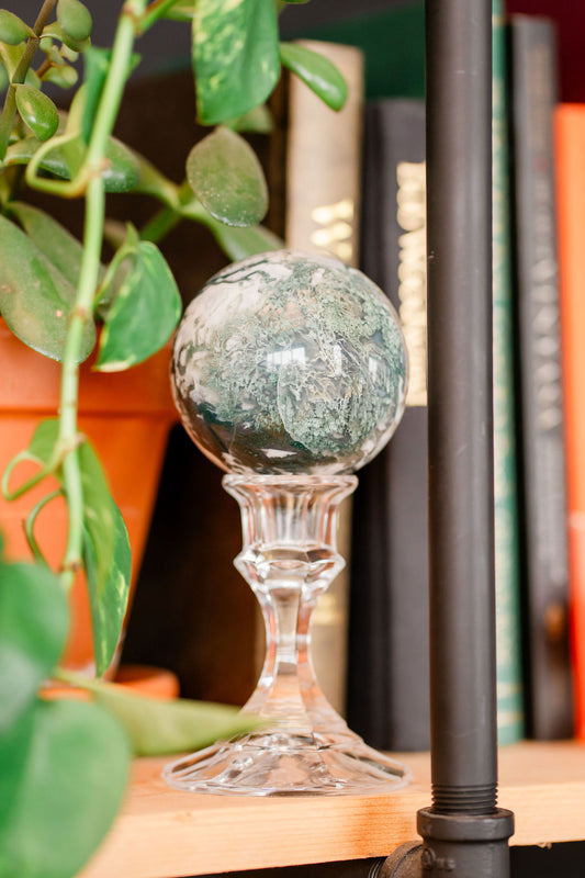 Moss Agate Sphere B