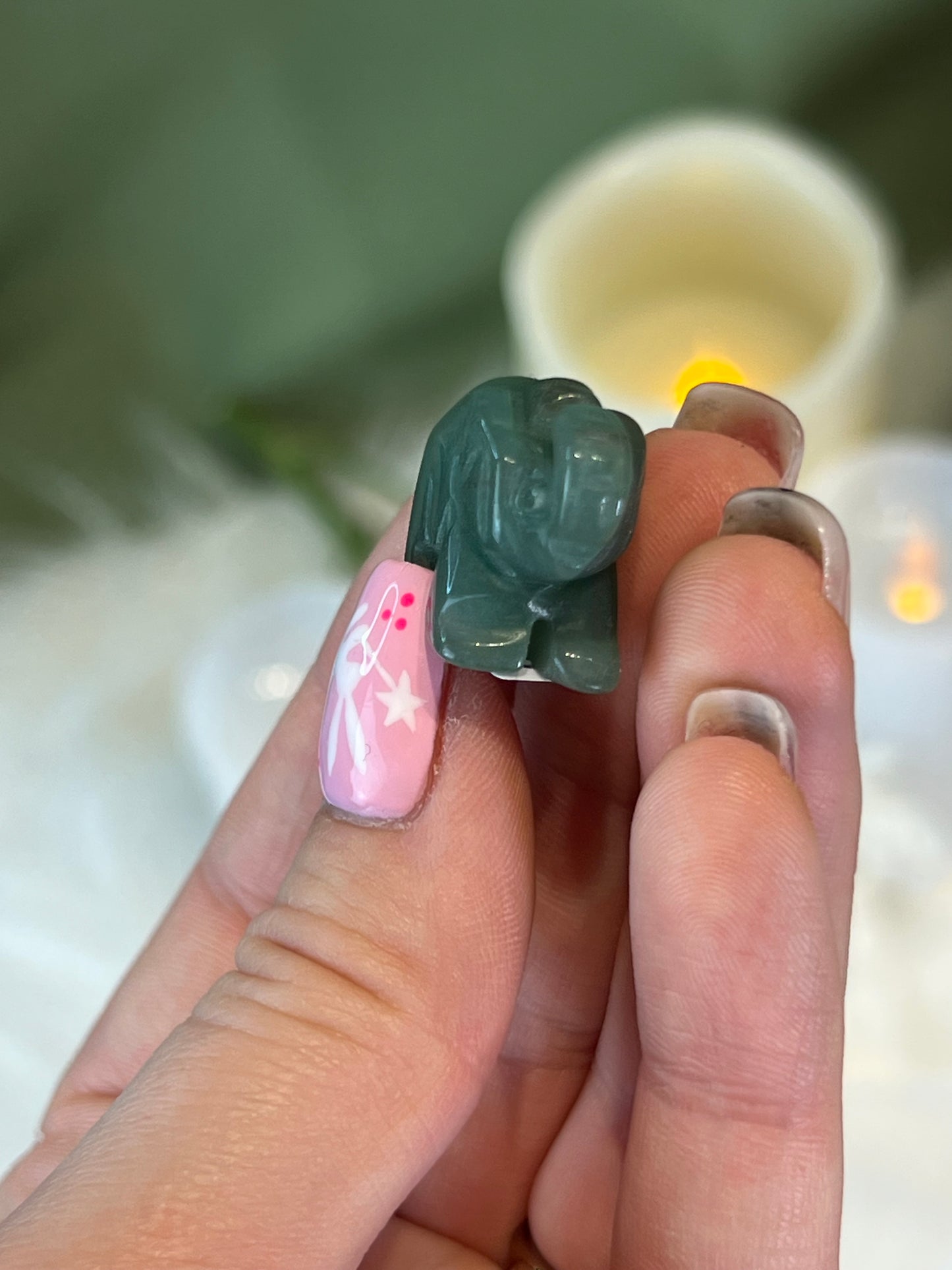 Green Aventurine Small Elephant