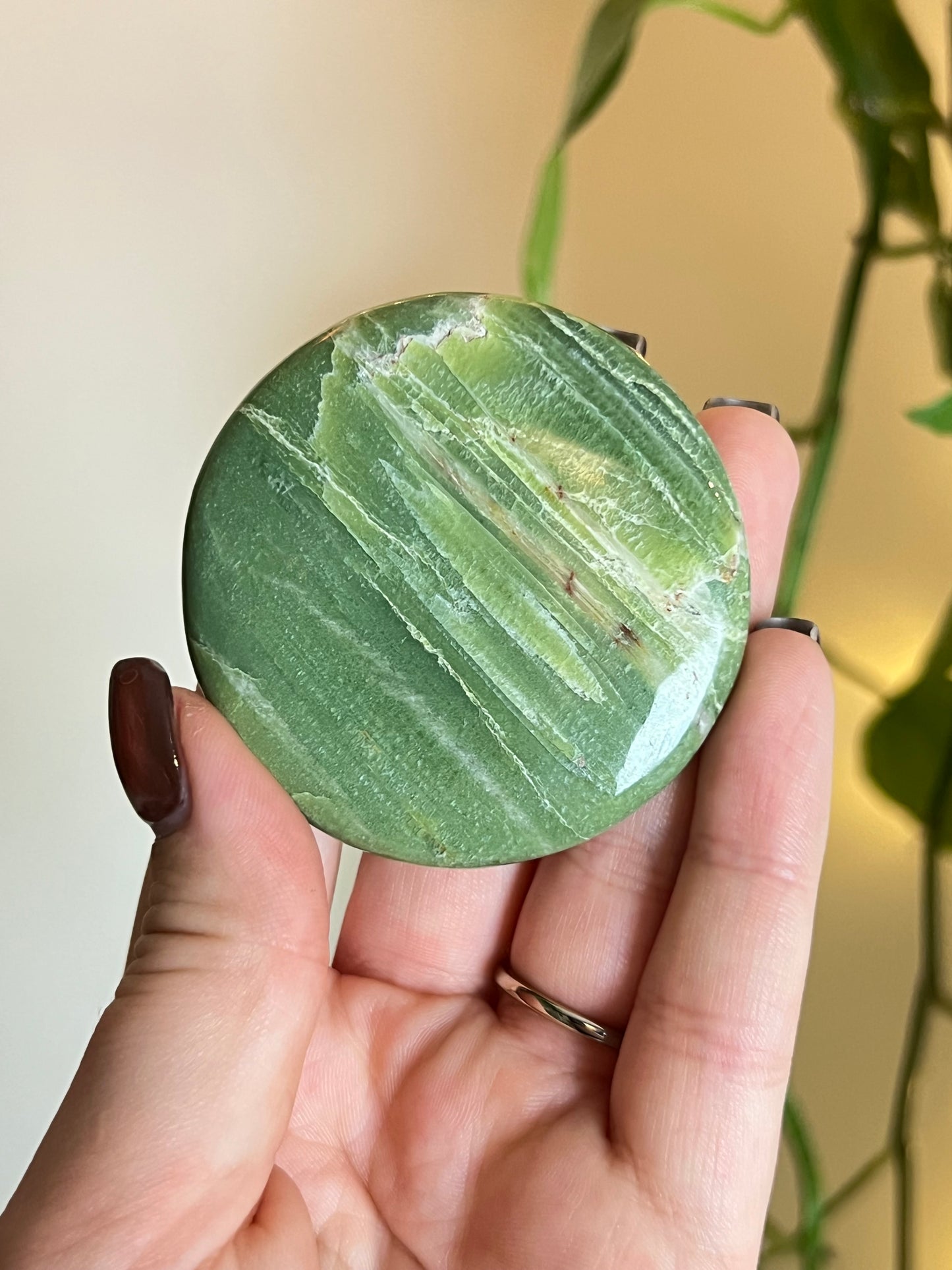 Tremolite Large Flat Stone