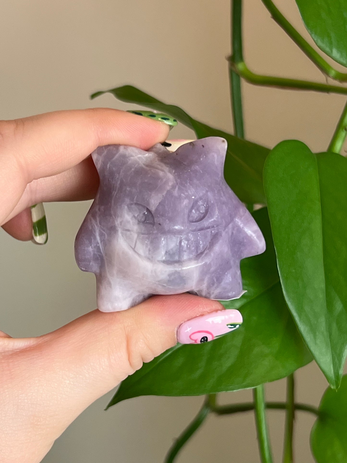 Lepidolite Gengar