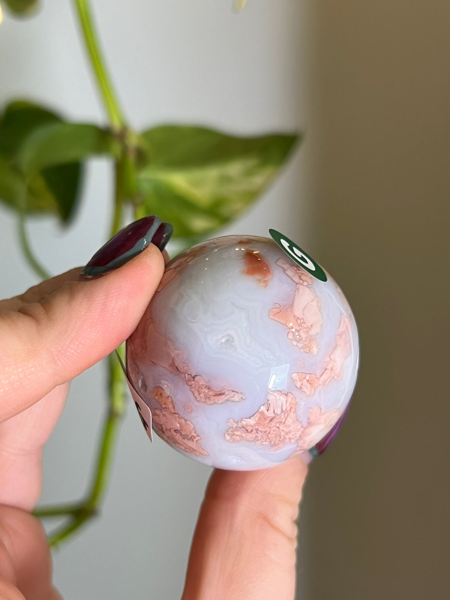 Cotton Candy Agate Sphere - G