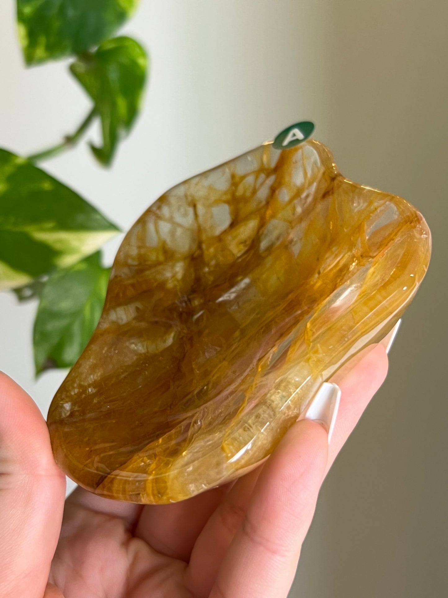 Golden Healer Quartz Bowl - A
