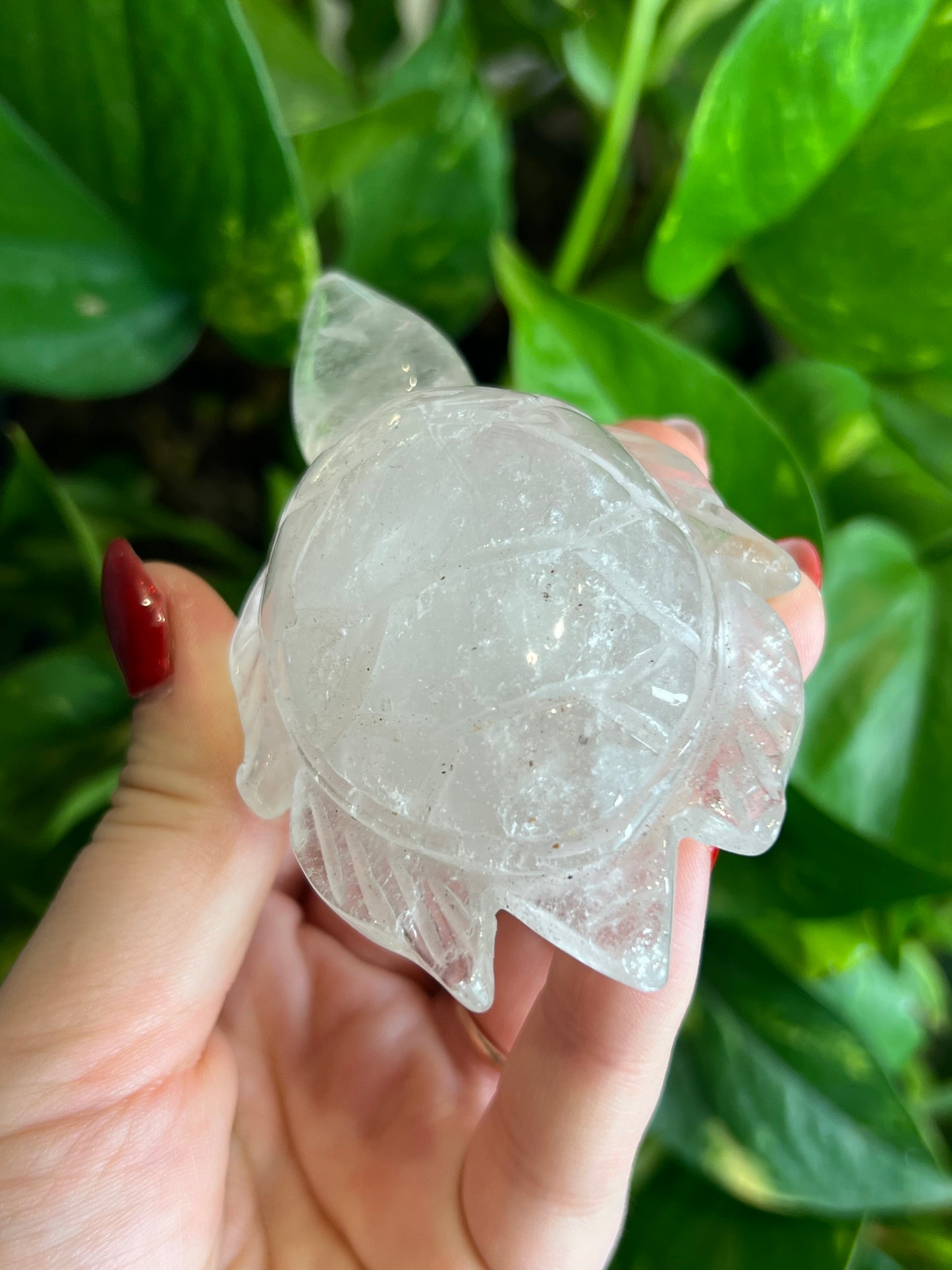 Clear Quartz Sea Turtle