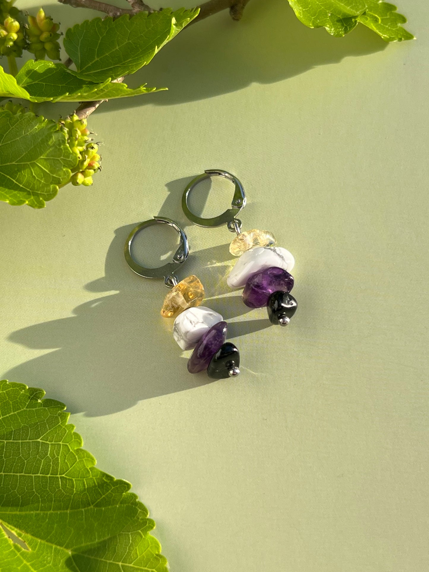 Non Binary Pride Flag Huggie Earrings