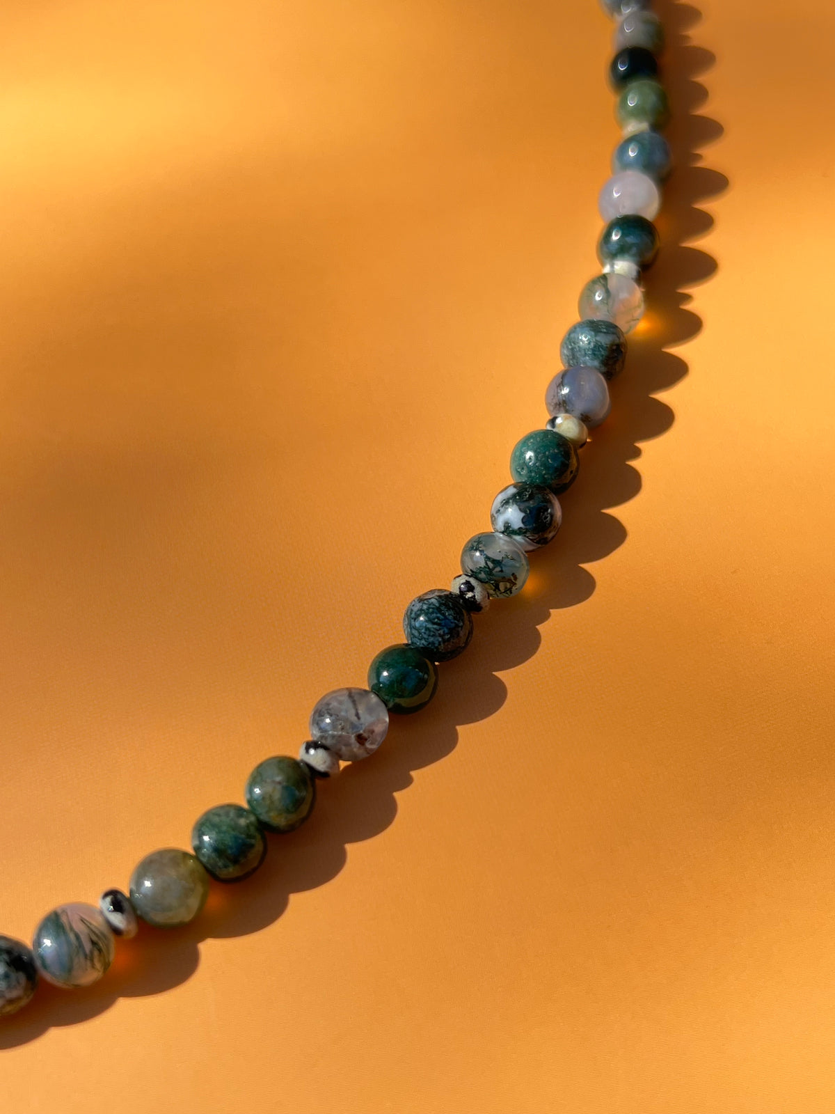 Toadstool Moss Beaded Necklace🐸