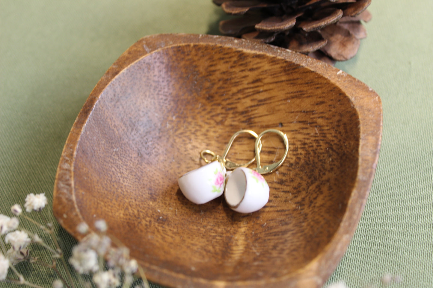 Tea Cup Earrings
