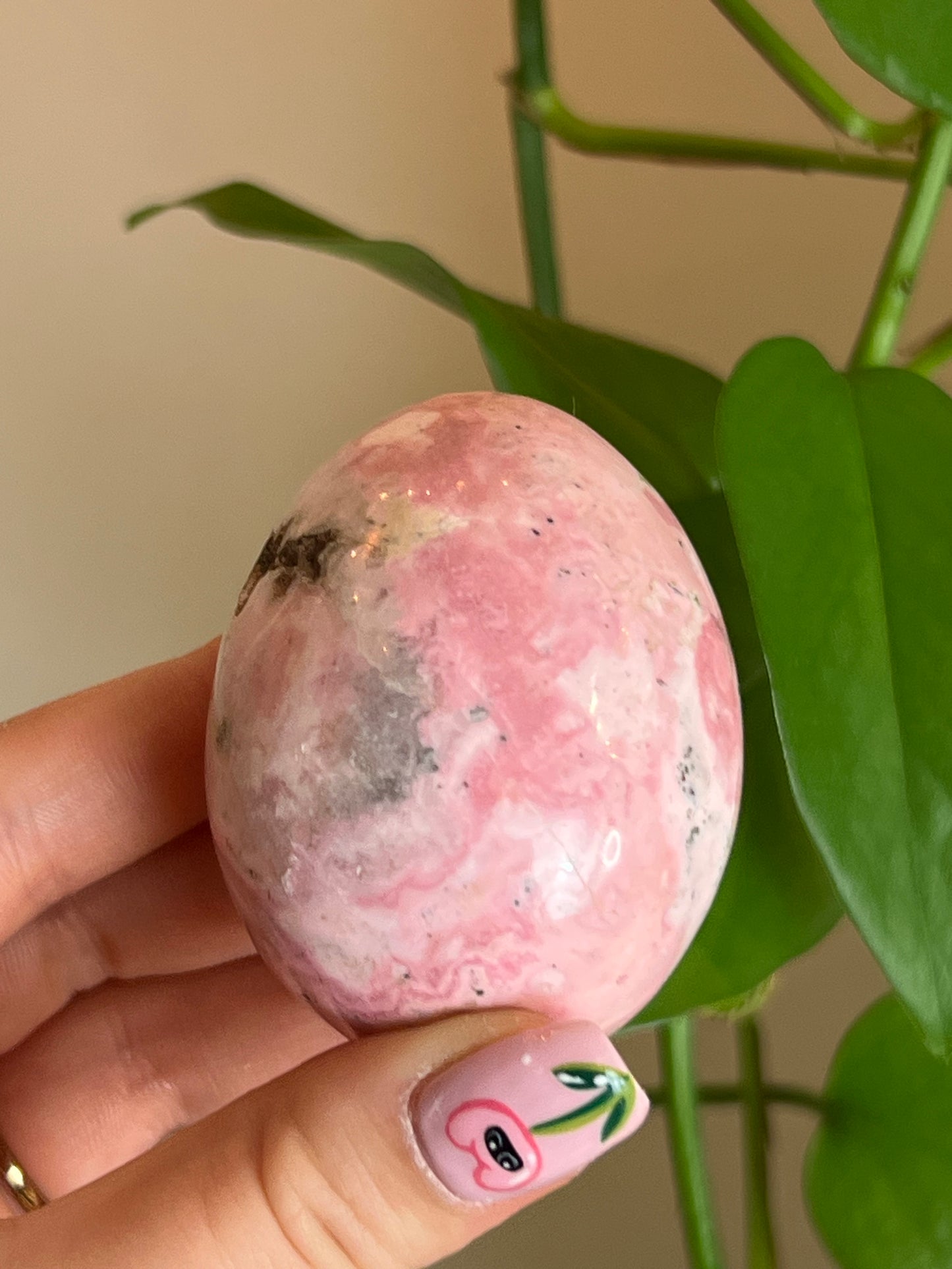 Peruvian Rhodonite Egg