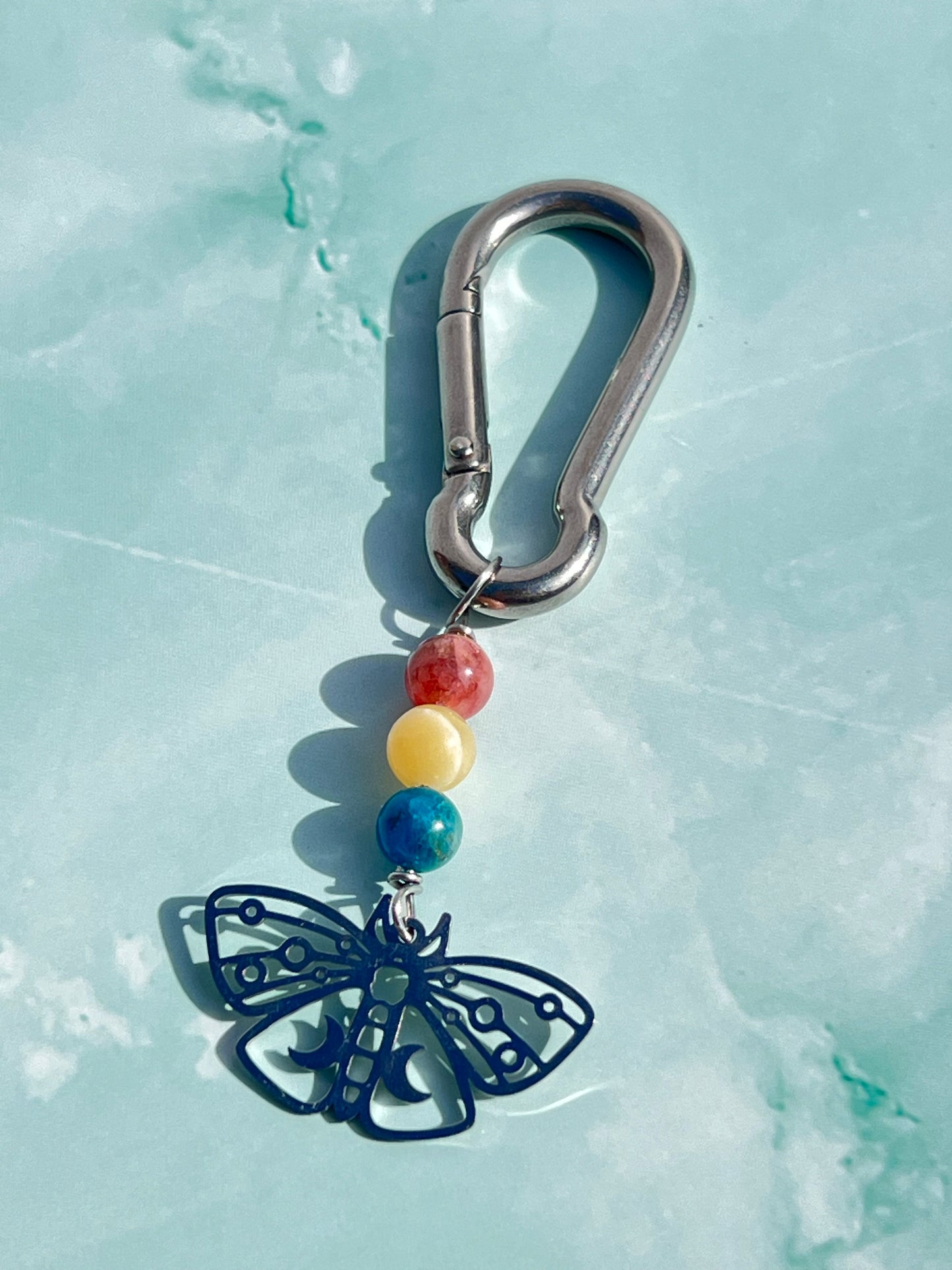 Pansexual Lunar Moth Carabiner 🦋