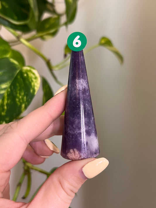 Lepidolite Ring Holder - 6