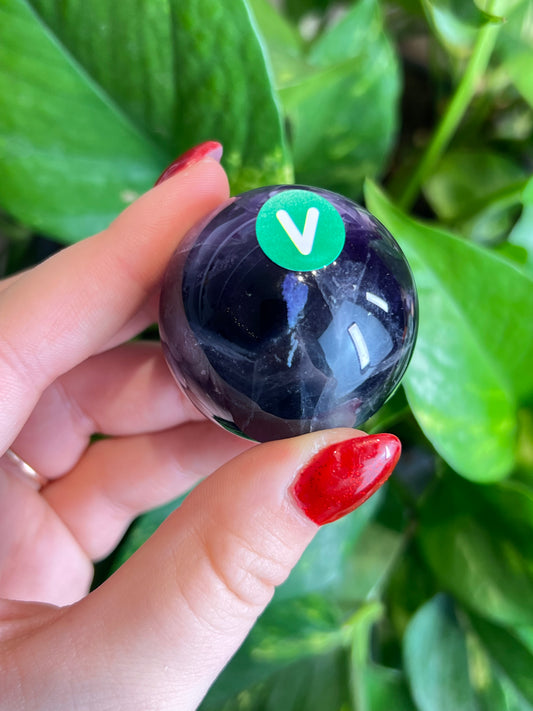 Rainbow Fluorite High Quality Sphere - V