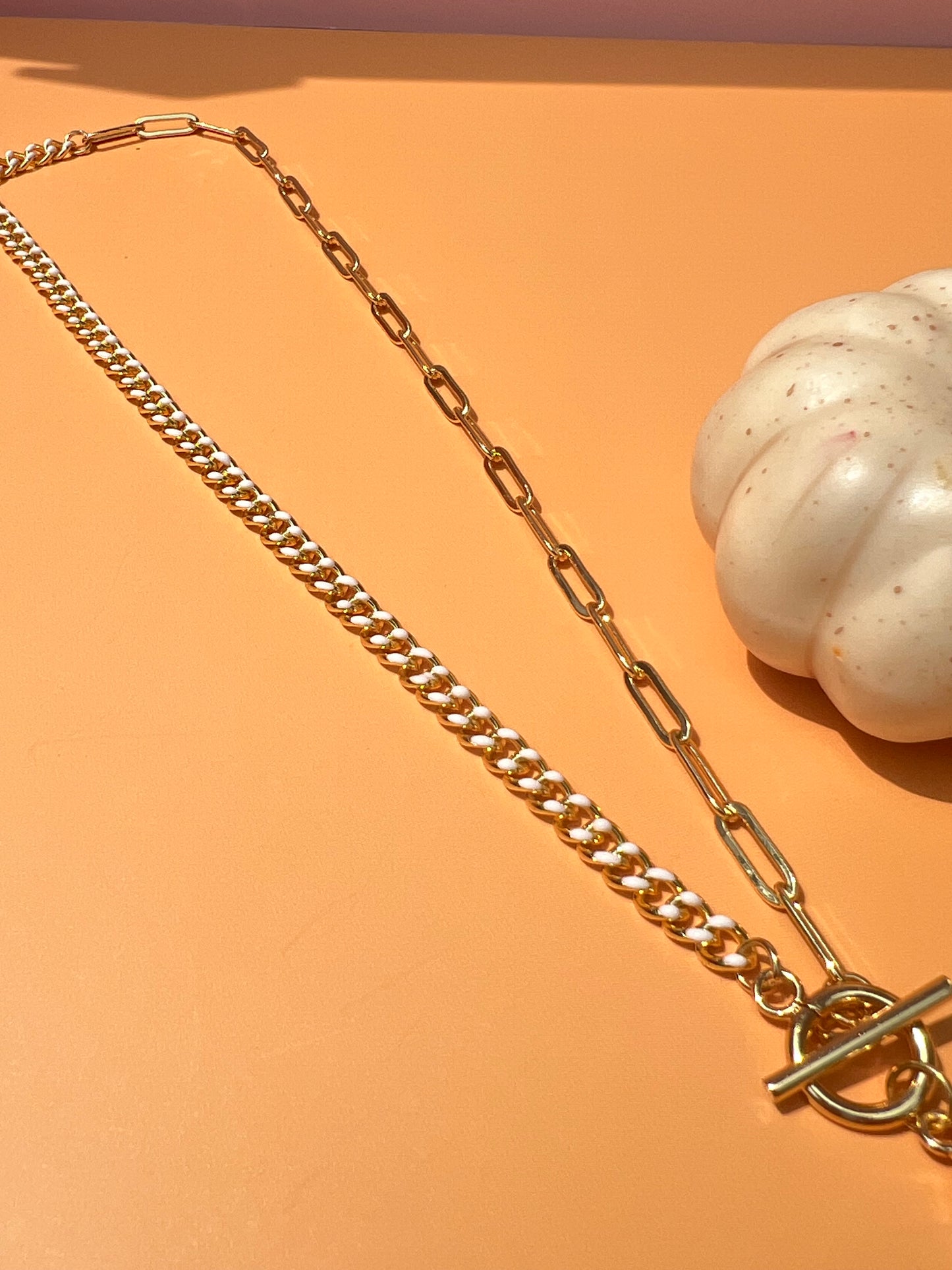 Green Aventurine Split Chain Necklace