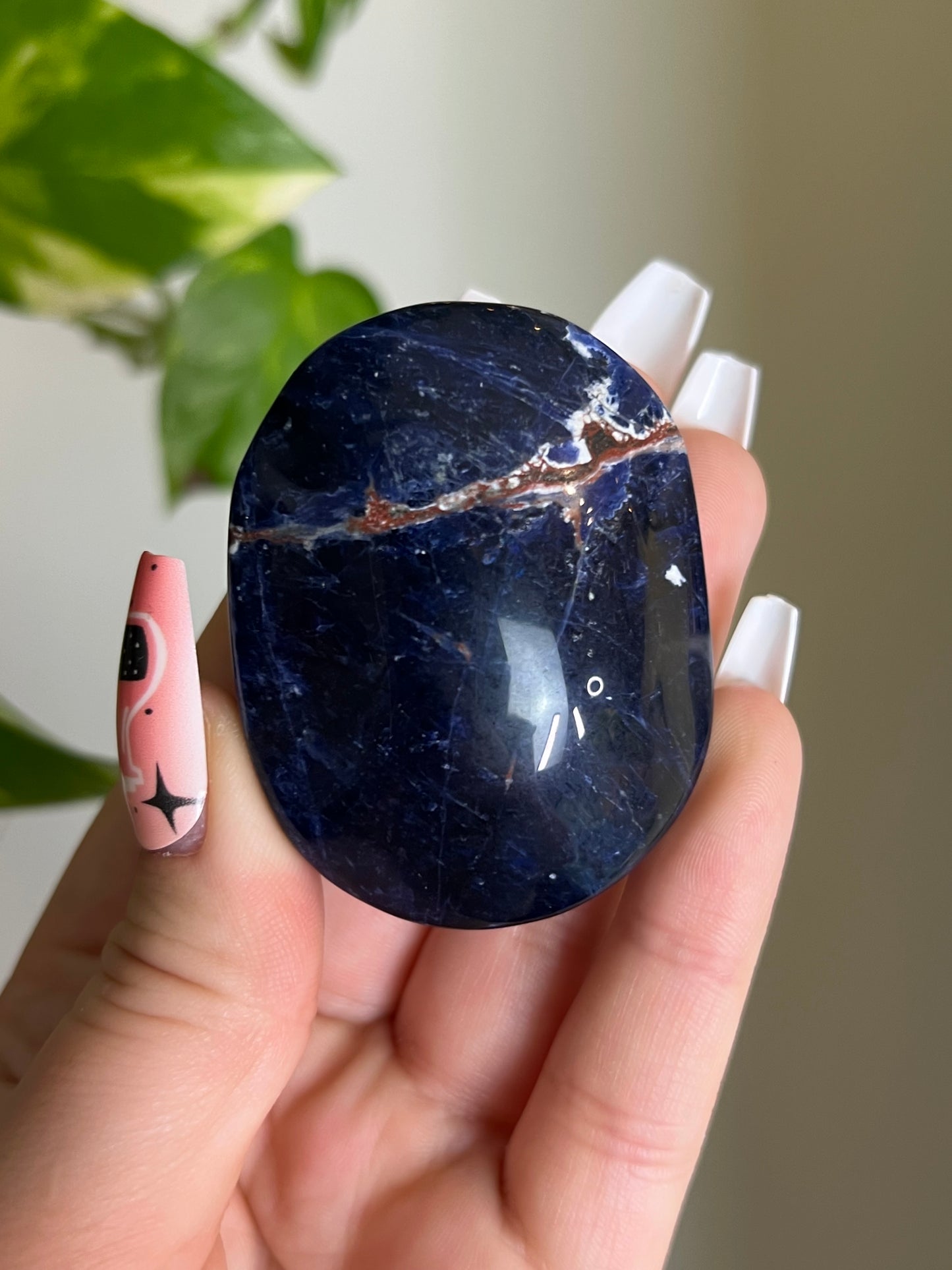 Sodalite Palm Stone