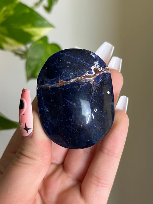 Sodalite Palm Stone
