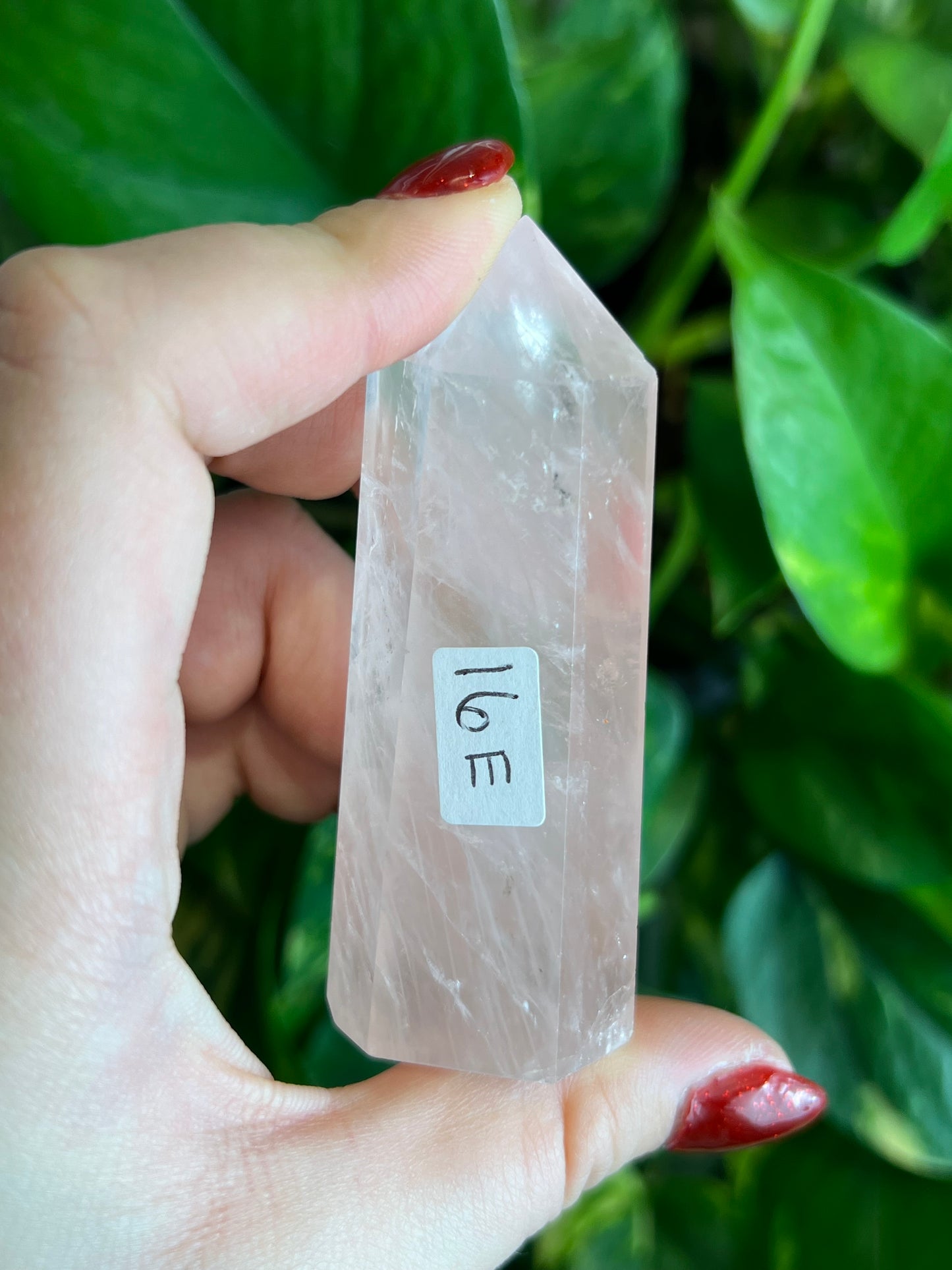 Gemmy Rose Quartz Tower