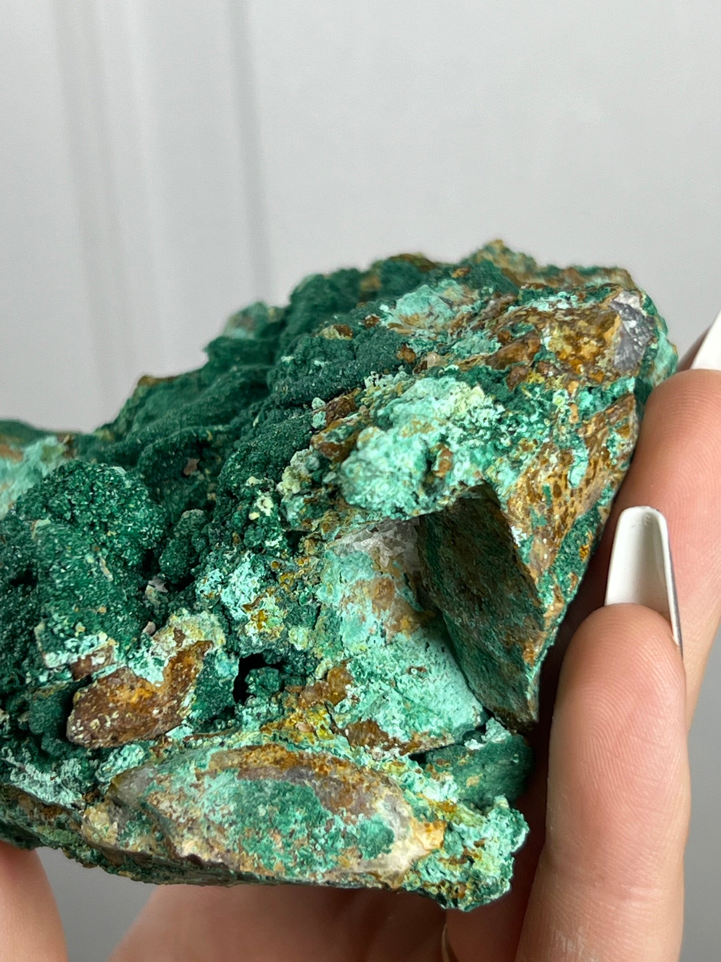 Malachite and Chrysocolla Raw A