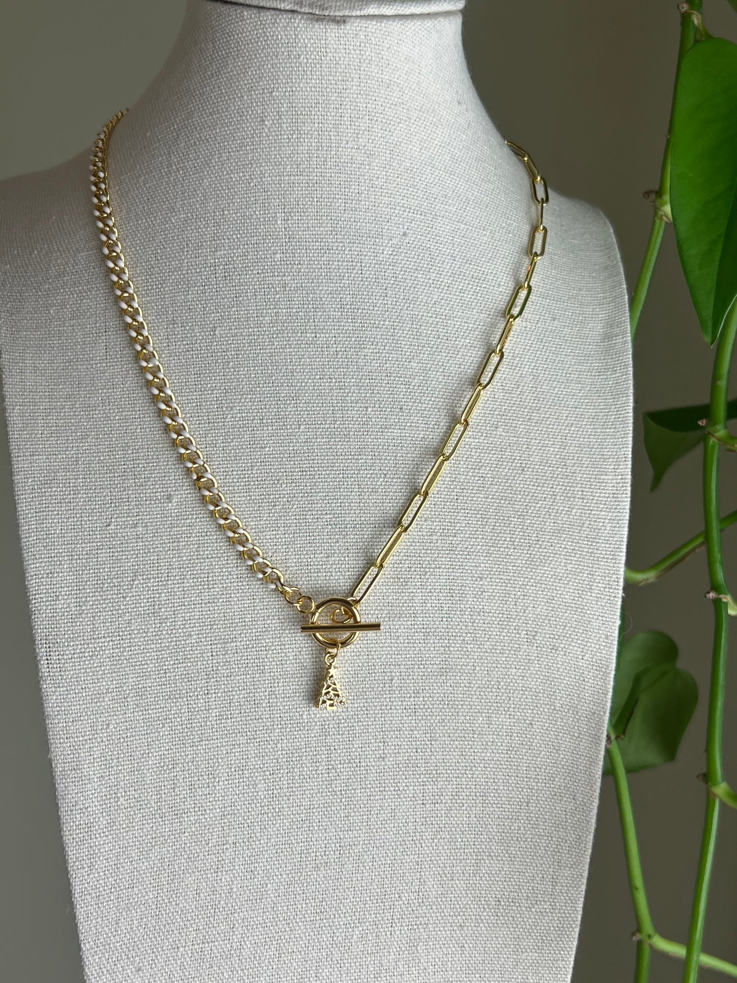 Dainty Tree Gold Necklace