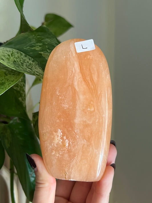 Orange Twist Calcite Freeform L