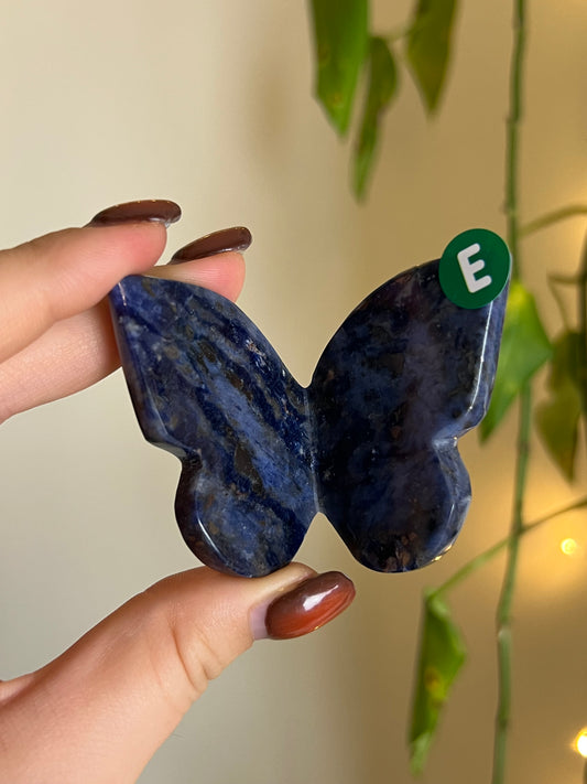 Sodalite 3D Butterfly - E