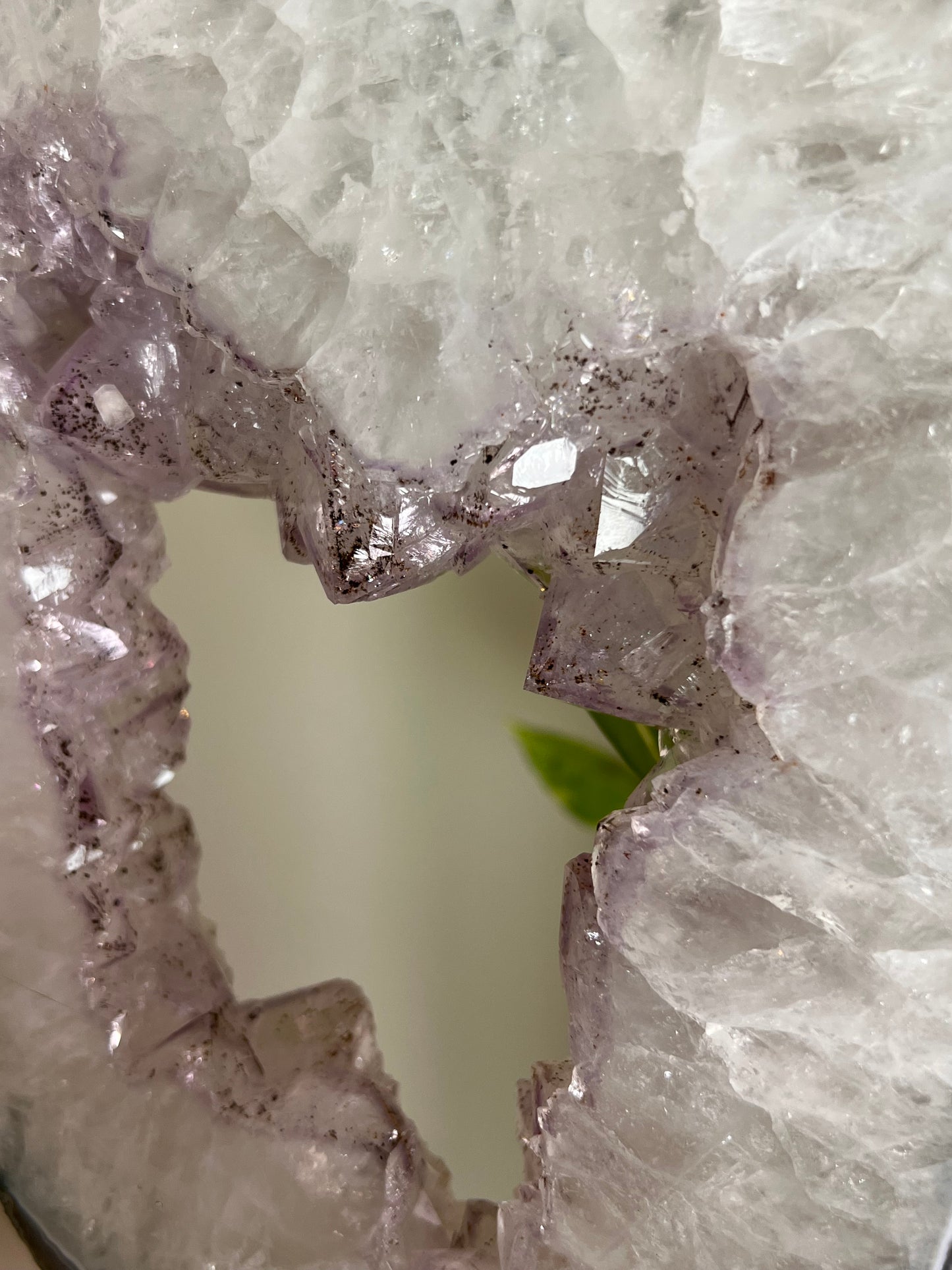 Amethyst and Moss Agate Portal Statement🌿🧚🏼‍♀️
