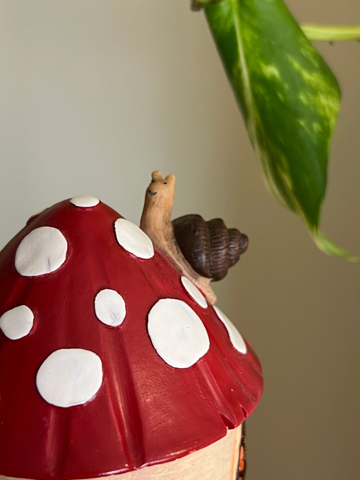 Mushroom House Incense Cone Burner