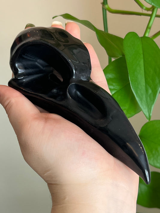 Black Obsidian Large Raven