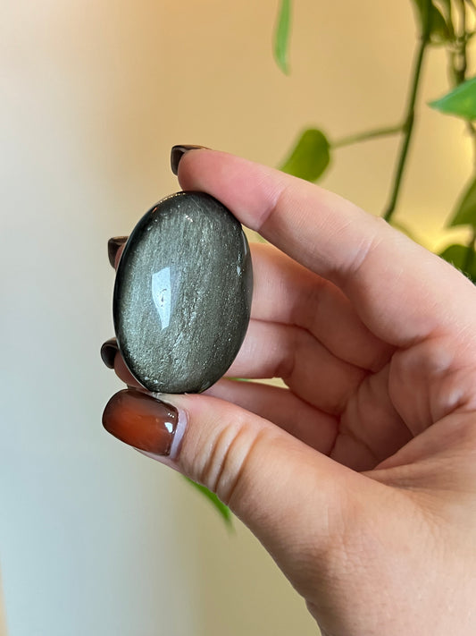 Gold Sheen Obsidian Small Palm Stone