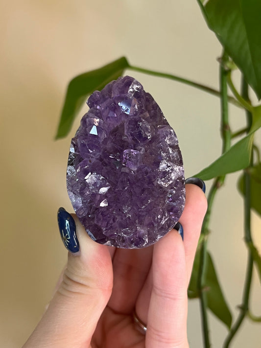 Amethyst Cluster Egg - U