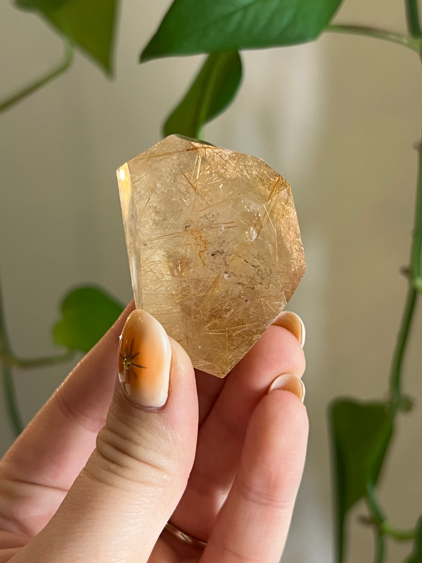 Golden Rutile Quartz Gusher - TT