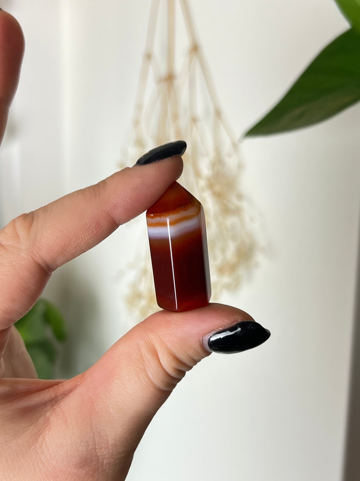 Carnelian x Red Banded Agate Small Tower