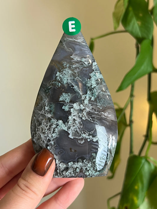 Moss Agate Freeform - E