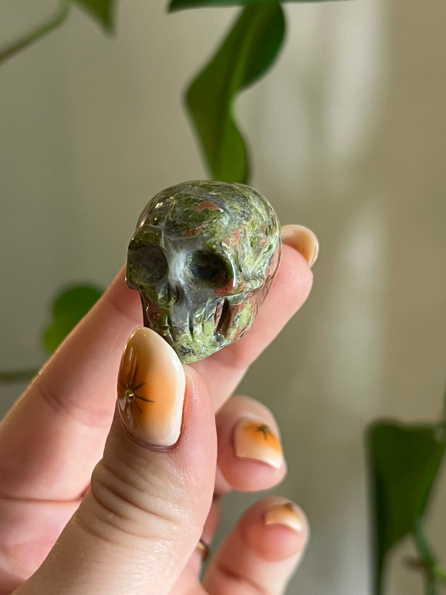 Unakite Small Skull