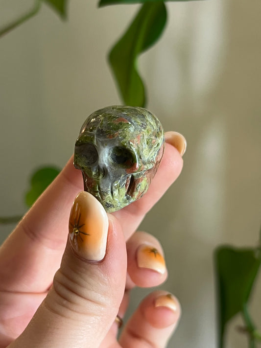 Unakite Small Skull