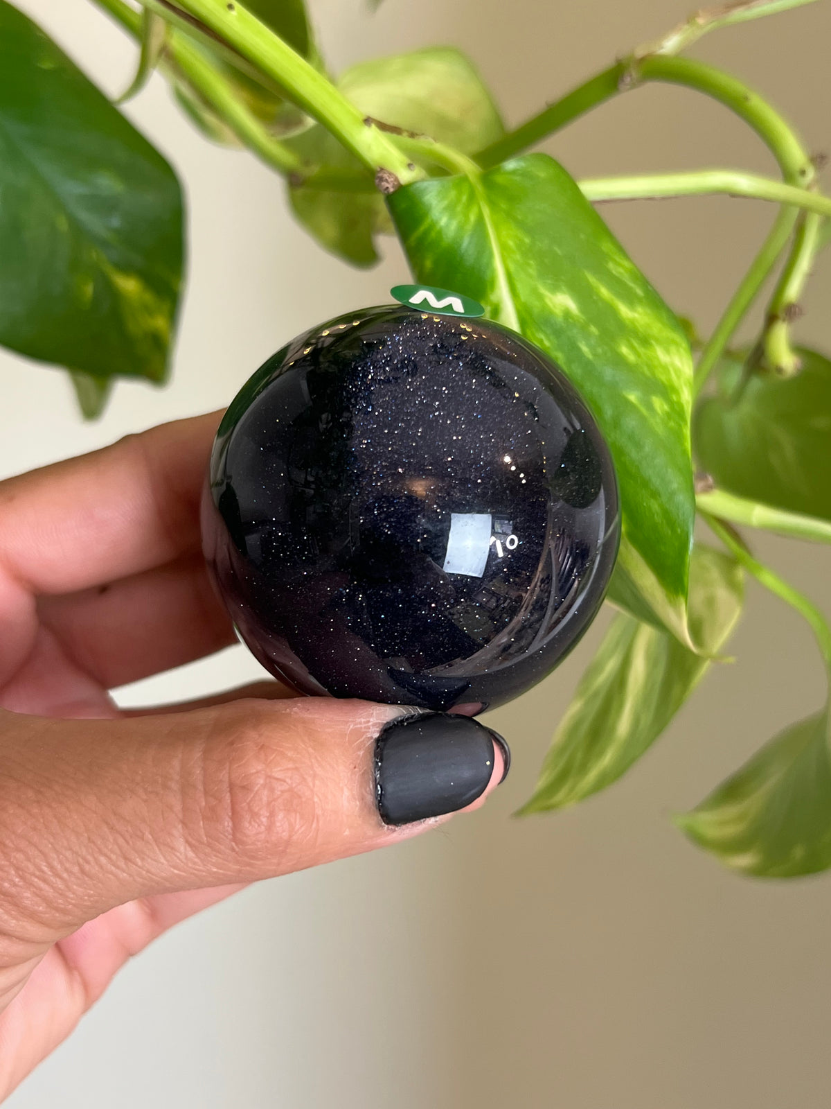 Blue Sandstone Sphere - M