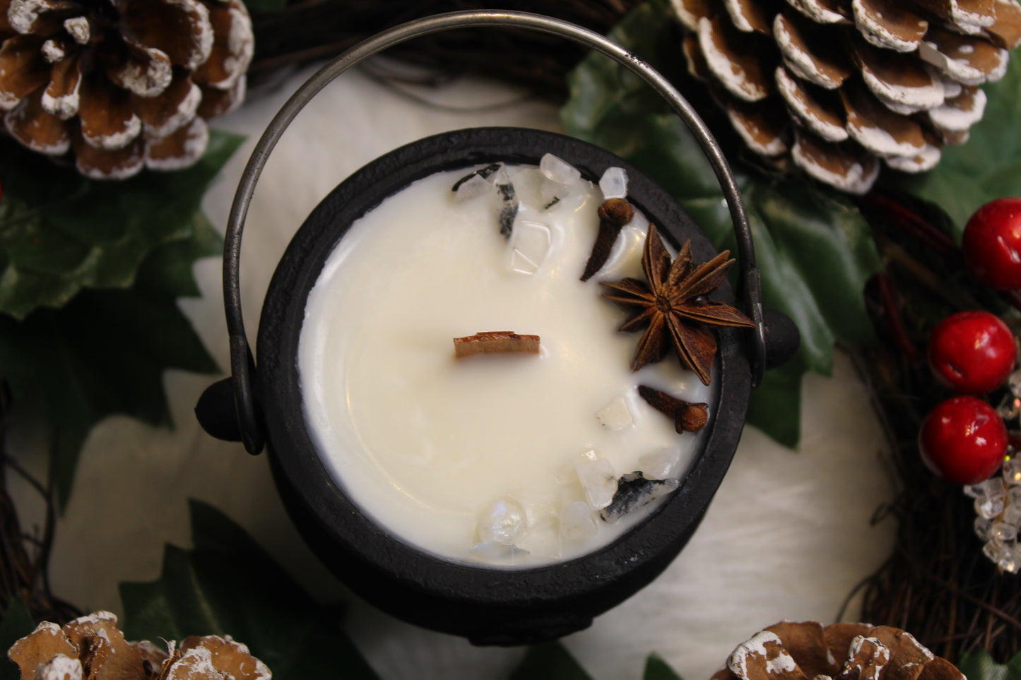 Yuletide Blessings | Exclusive Cauldron Candle ❄️