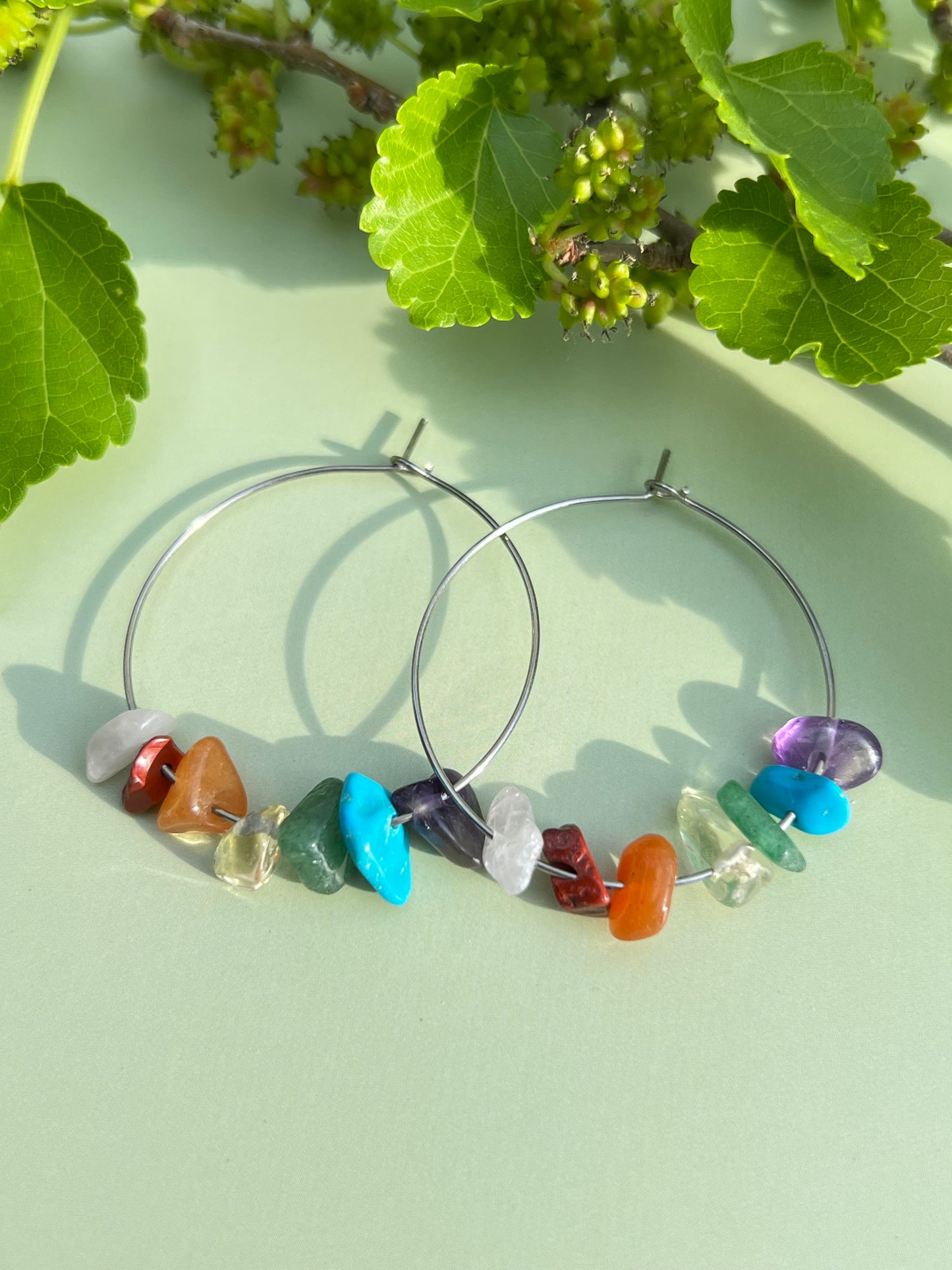 Rainbow/Queer Pride Flag Hoop Earrings