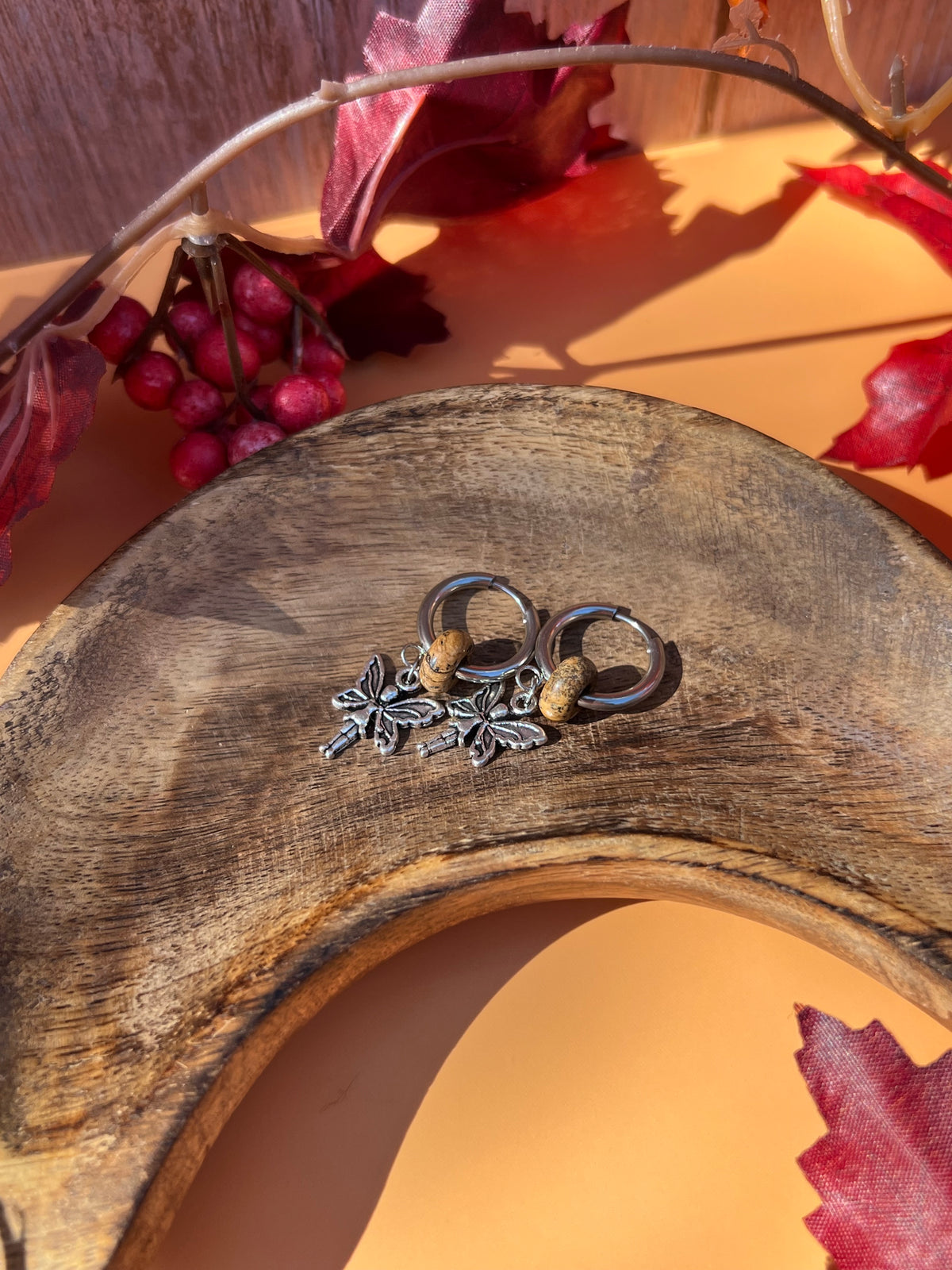 Earth Faerie Hoop Earrings
