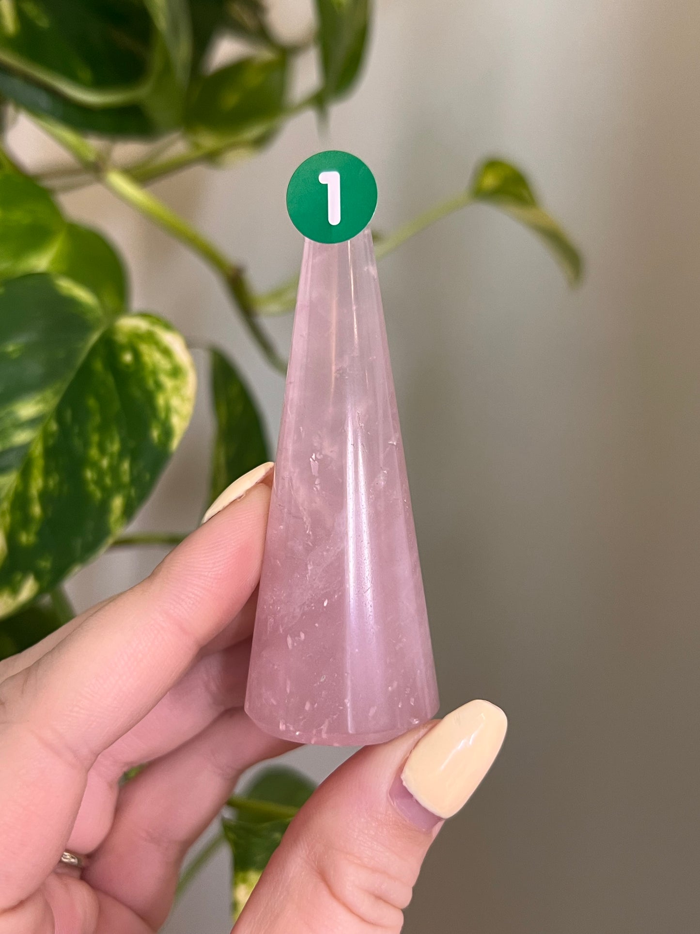 Rose Quartz Ring Holder - 1