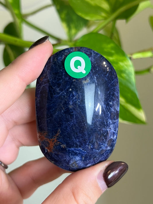 Sodalite Palm Stone - Q