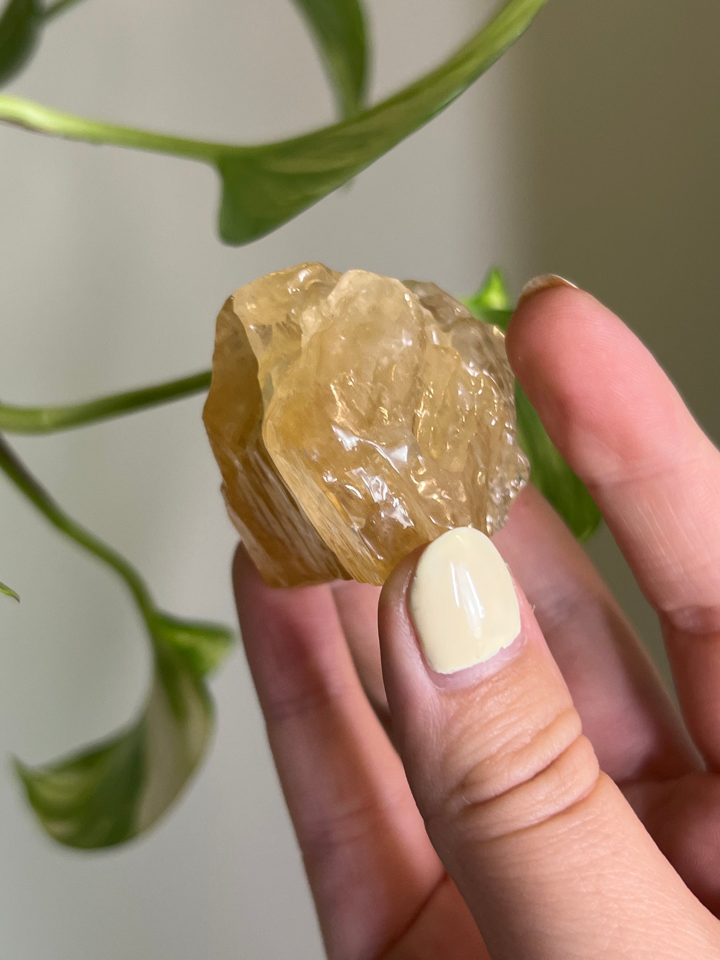 Honey Calcite Small Raw Chunk