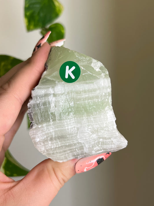 Mint Green Calcite Rough - K 🥝