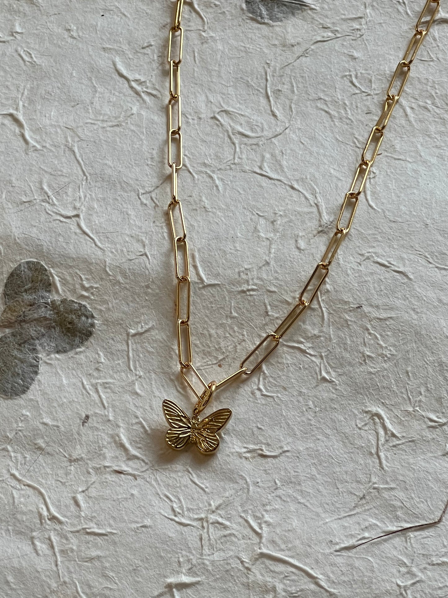 Butterfly Dainty Gold Necklace