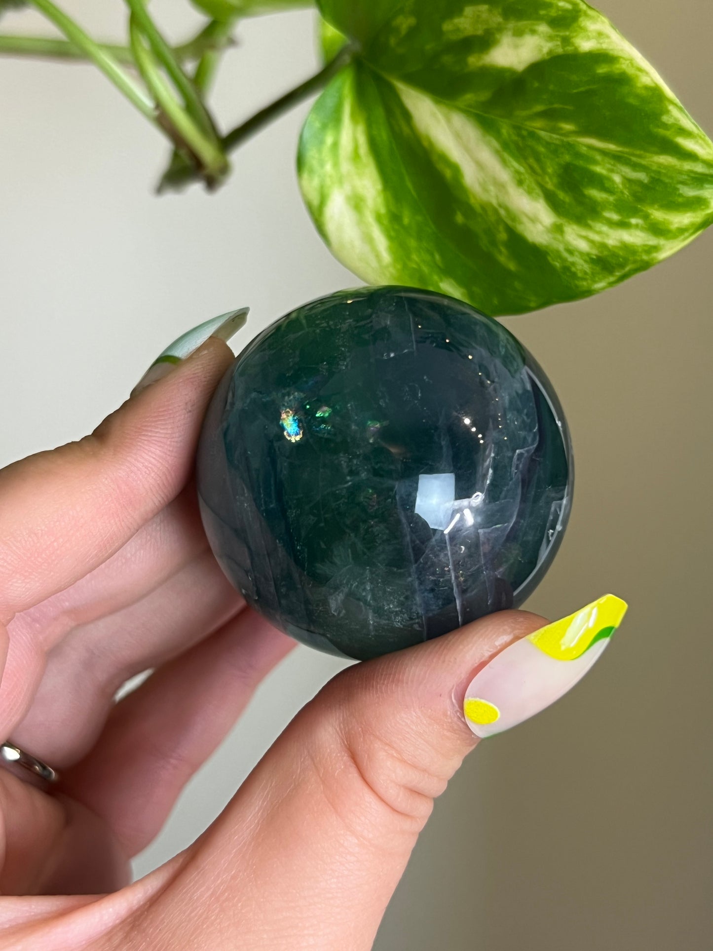 High Quality Fluorite Sphere - Q