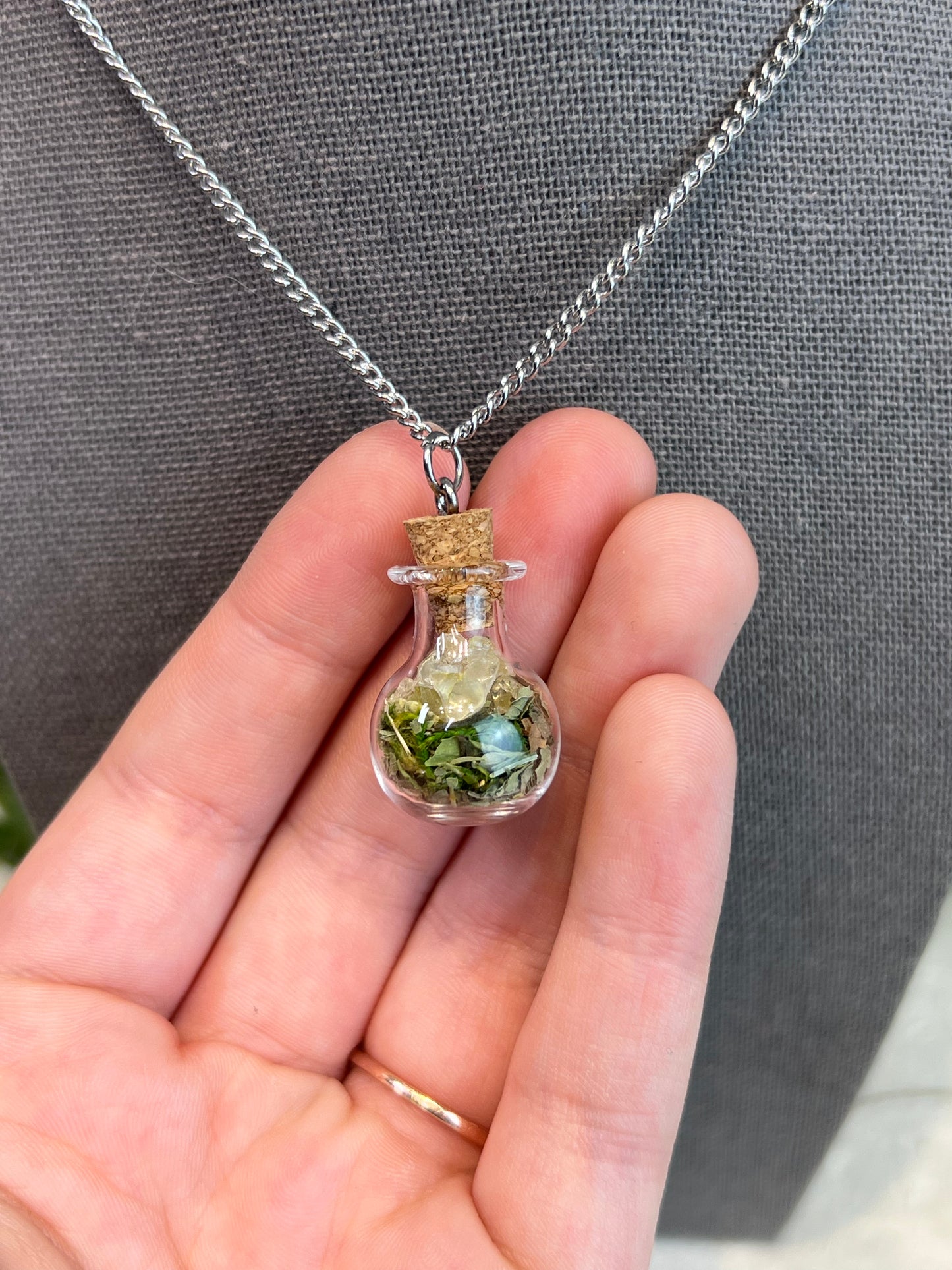 Spell Jar Orb Necklaces