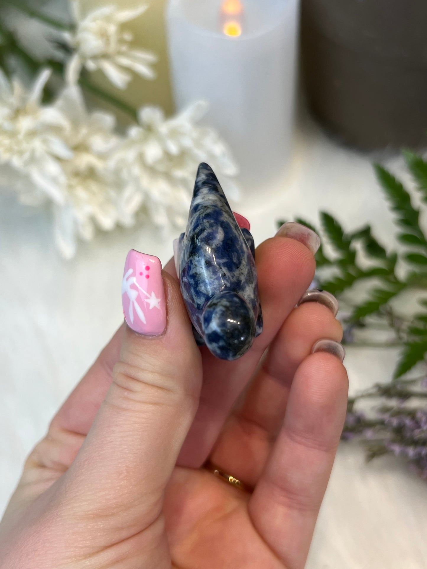 Blue Spot Jasper Dino