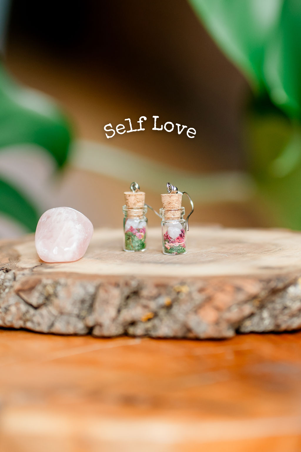 Self Love - Spell Jar Earrings