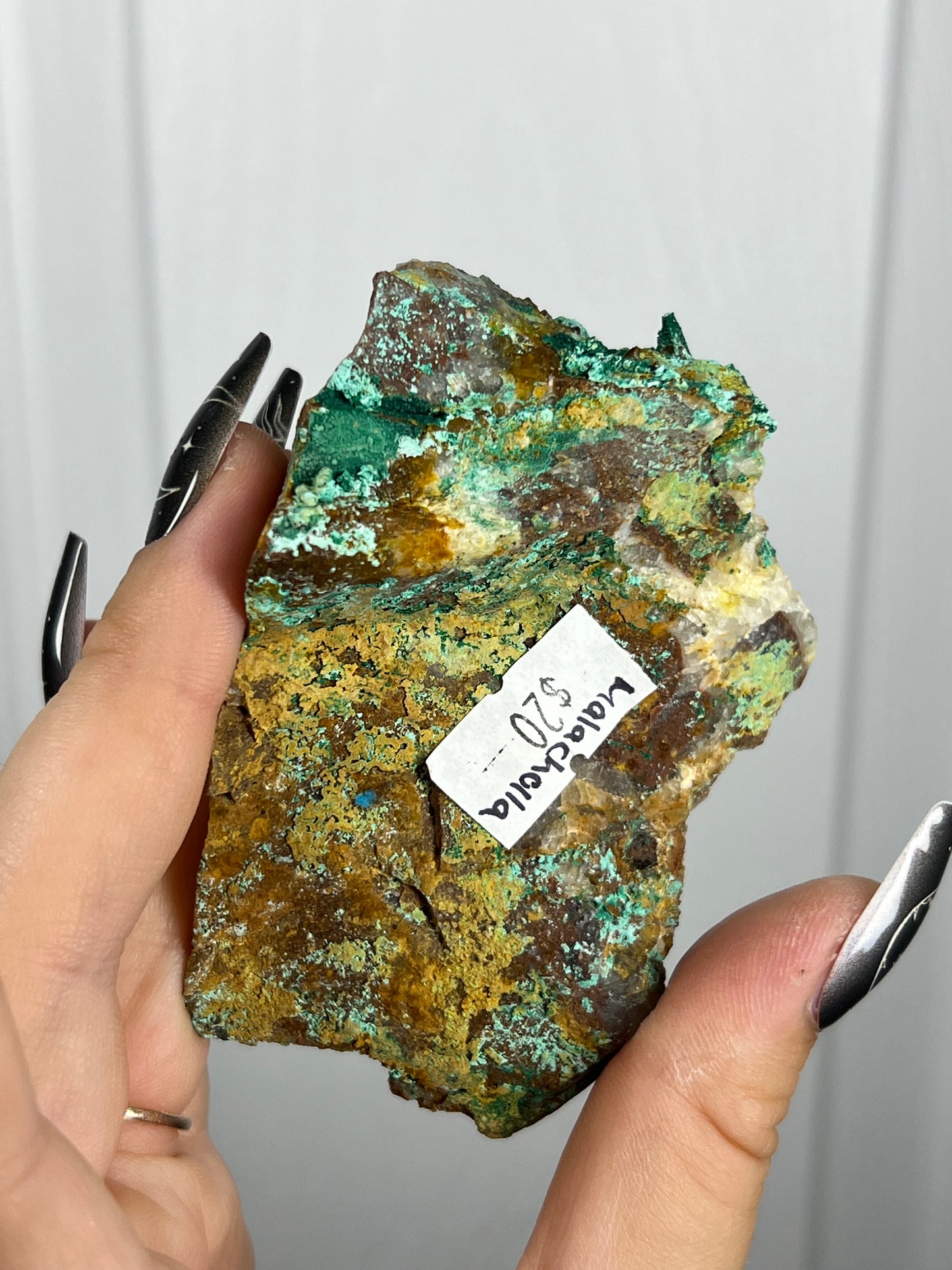 Malachite and Chrysocolla Raw B